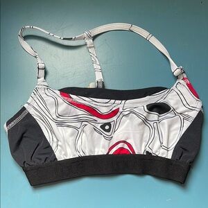 Lole Black and Red Sports Bra
